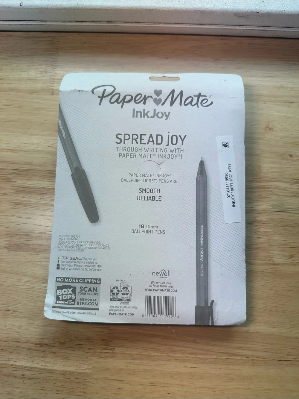 Paper Mate InkJoy 18-Pack Multicolor Ballpoint Pens – Assorted Colors